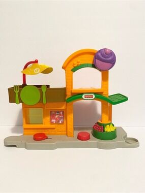 Little People Little Manners Marketplace Playset 2016 Fisher Price Toddler Kids
